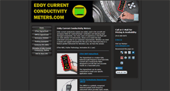 Desktop Screenshot of eddycurrentconductivitymeters.com